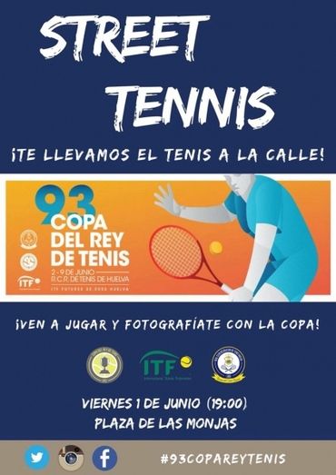 El Recreativo de Tenis invita a jugar la Copa del Rey y levantar el trofeo en la plaza de las Monjas