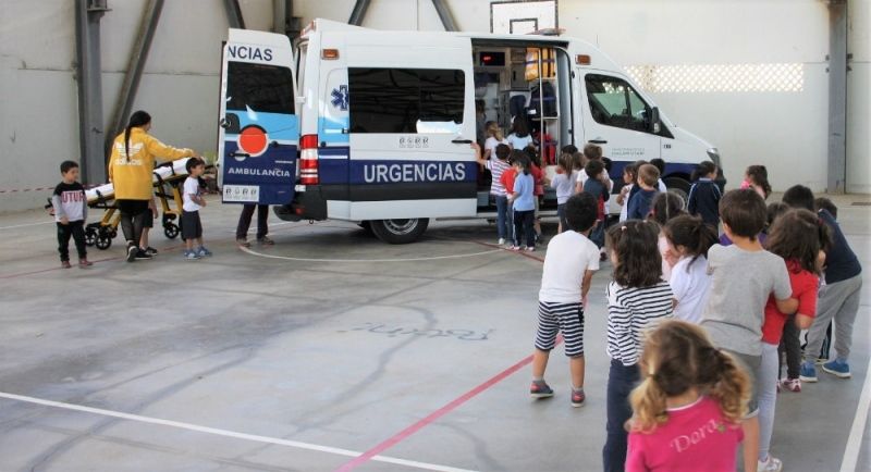 ‘Los niños y niñas de Huelva salvan vidas’ encara su recta final  con los escolares de Entrepinos y El Puntal en Bellavista