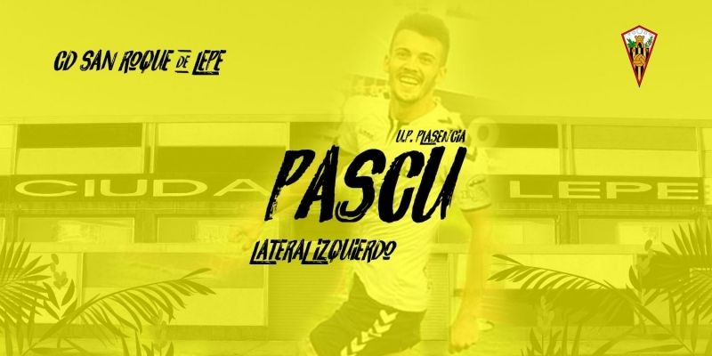 El lateral zurdo Pascu, que llega del Plasencia, nuevo refuerzo del San Roque