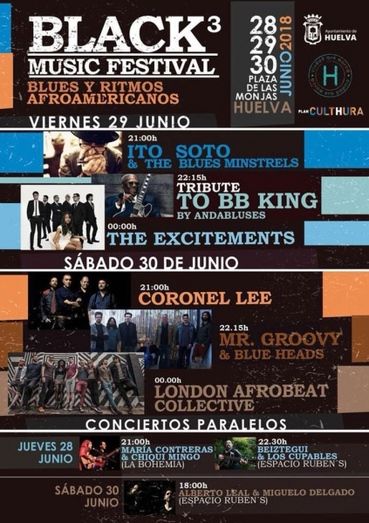 El blues y los ritmos afroamericanos se darán cita este fin de semana en la Plaza de las Monjas con el III Black Music Festival
