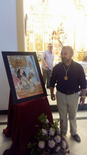 Presentan el cartel del 25 aniversario del nombramiento de la Virgen de Clarines como alcaldesa perpetua de Beas
