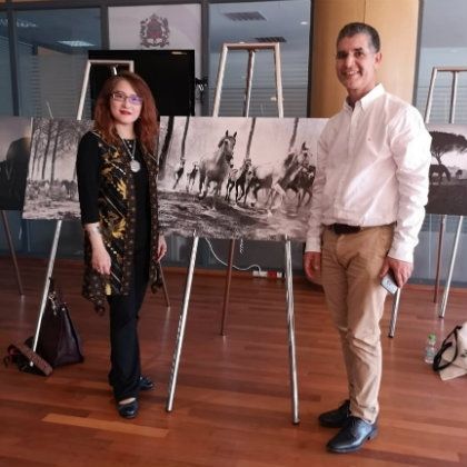 La Saca de las Yeguas en un festival internacional fotográfico en Rabat