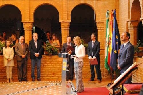 Manuela Parralo confiesa sentirse 'profundamente orgullosa' de ser onubense en su presentación como nueva subdelegada del Gobierno