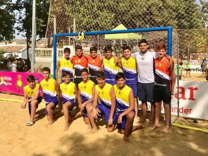 Los infantiles del PAN Moguer, subcampeones del Arena 1000 de Antequera