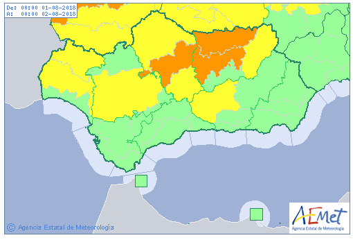 El calor hará acto de presencia en Huelva el miércoles