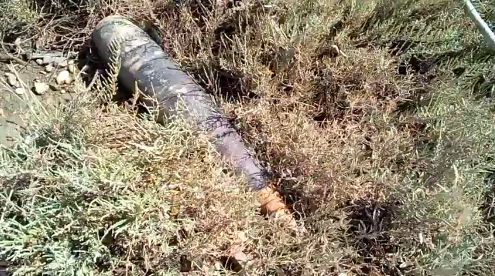 La Guardia Civil destruye un proyectil de artillería hallado con carga activa en El Terrón