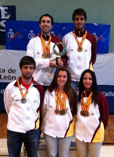 Cinco medallas onubenses en el Nacional Universitario