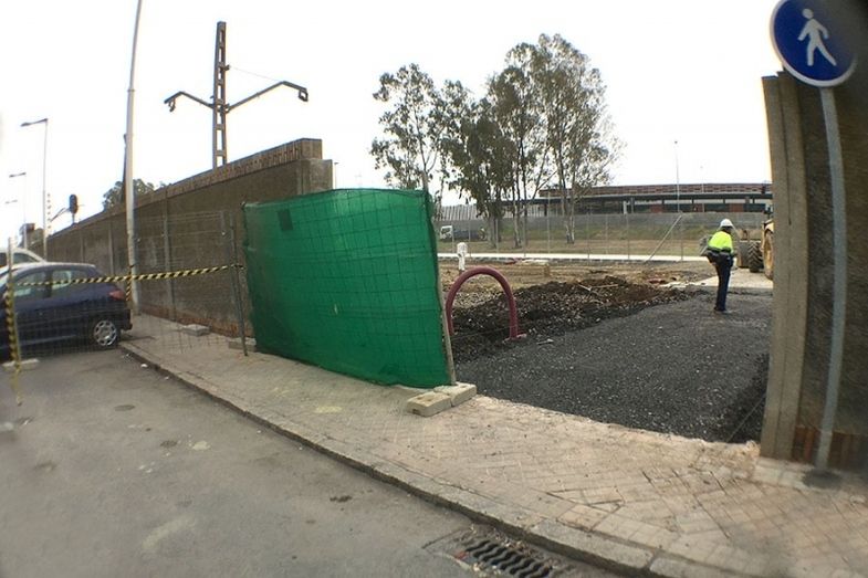 Arrancan el lunes los trabajos previos al derribo del muro ferroviario de la avenida de Italia