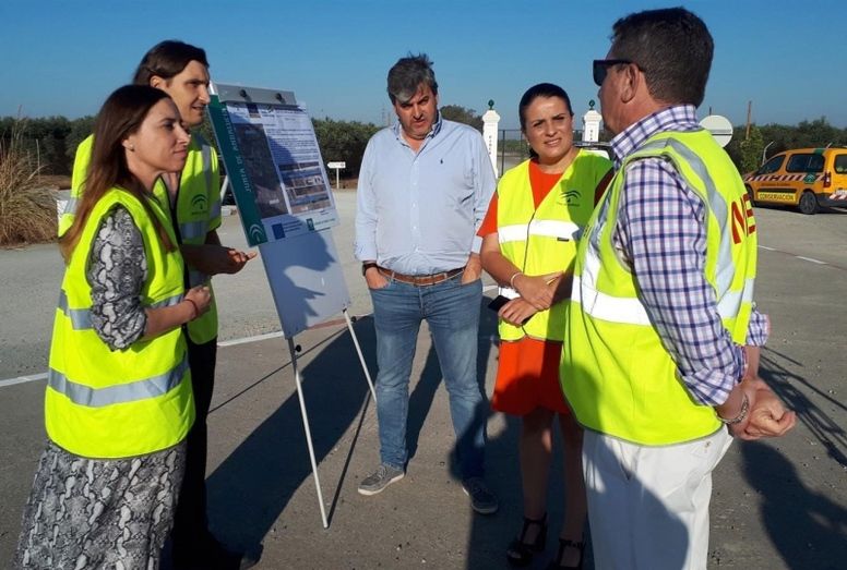 La Junta inicia las obras para mejorar la seguridad vial de la carretera A-483 entre Almonte y Matalascañas