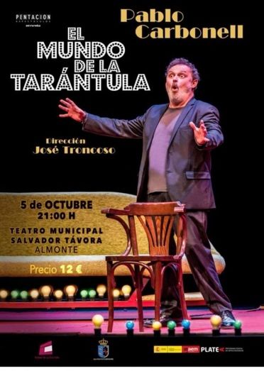 Pablo Carbonell trae este viernes a Almonte su espectáculo ‘El mundo de la tarántula’