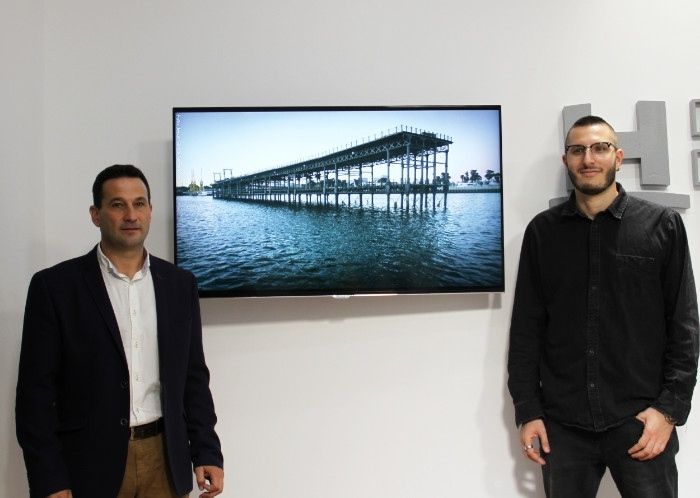 Una imagen del Muelle del Tinto desde el Odiel gana el I Premio ‘Huelva, patrimonio cultural europeo’