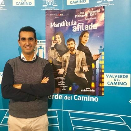 La obra ‘Mandíbula Afilada’, con los televisivos Jon Plazaola y Noemí Ruíz como protagonistas, llega este sábado a Valverde del Camino