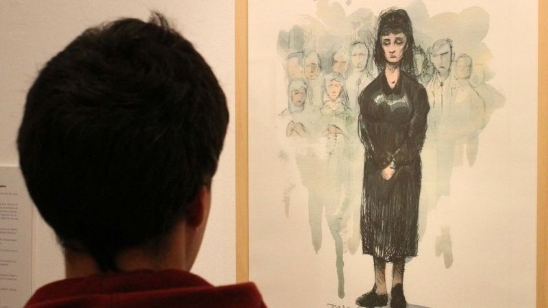 Cumbres Mayores inaugura la muestra de Jaime Pandelet Lágrimas de Pincel