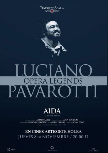 Regalamos una entrada doble para ver la ópera Aida de Pavarotti en la Temporada Clásica de Holea