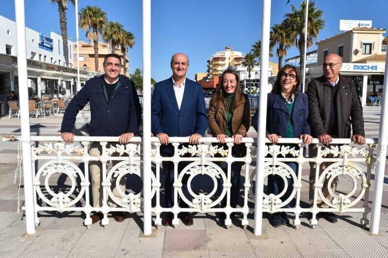 La barandilla de La Concha de San Sebastián llega a La Antilla