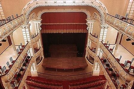 Trasladado al Juan Ramón Jiménez tras caer desde el escenario del Gran Teatro