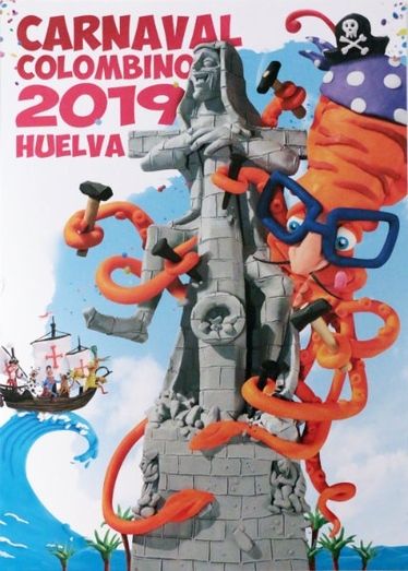 La travesura carnavalera de Cristóbal Aguiló, cartel oficial del Carnaval Colombino 2019