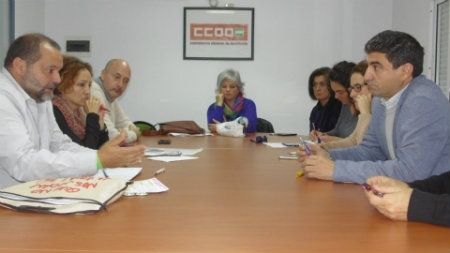 Adelante Andalucía en Huelva defiende ante CCOO un nuevo modelo productivo para luchar contra la precariedad y la brecha salarial