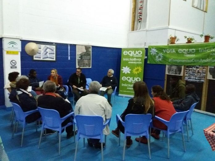 EQUO Verdes-Iniciativa Andalucía en Huelva llama a multiplicar recursos en materia de integración