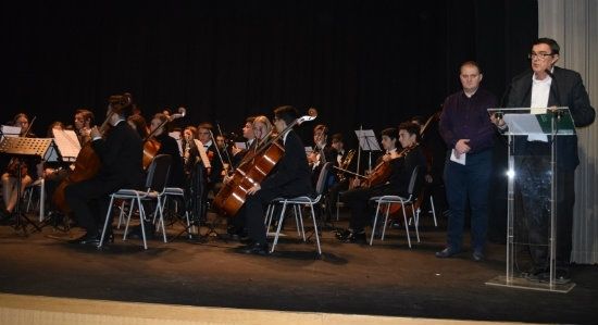 Unas 300 personas asisten en Trigueros al concierto enmarcado en el Encuentro provincial de Conservatorios 