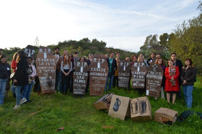 'Huelva te mira' informa al Consejo de Europa sobre la amenaza a los Cabezos en unas jornadas sobre patrimonio y participación