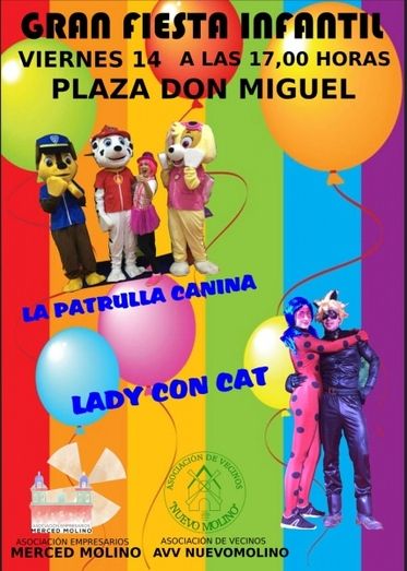 Las barriadas de El Molino, La Orden y El Carmen acogerán espectáculos infantiles para dinamizar el comercio en Navidad