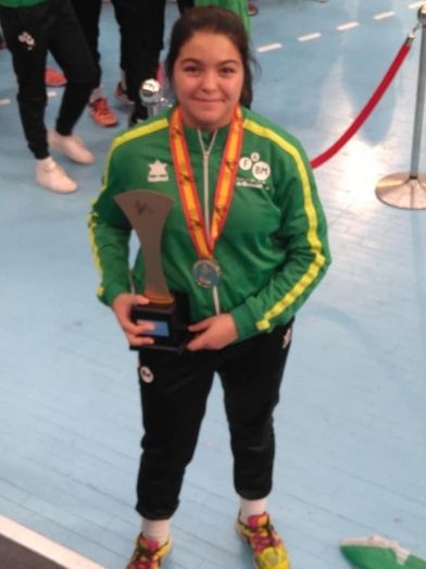 La moguereña Claudia Bermúdez, campeona de España con Andalucía