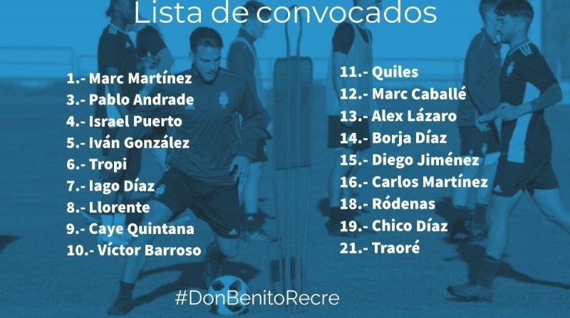 Chico Díaz, Iván González y Marc Caballé suplen a Pina, Ikwu y Ponce para viajar a Don Benito