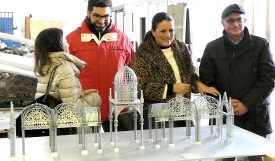 Empiezan las obras de la Catedral Efímera de Almonte para la Venida de la Virgen del 19 de agosto