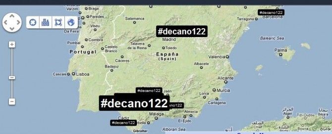 #Decano122 ya es Trending Topic en nueve ciudades españolas