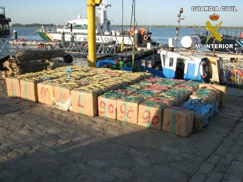 La Guardia Civil cierra el año 2011 con un total de 37.499 kilos de hachís intervenidos en Huelva