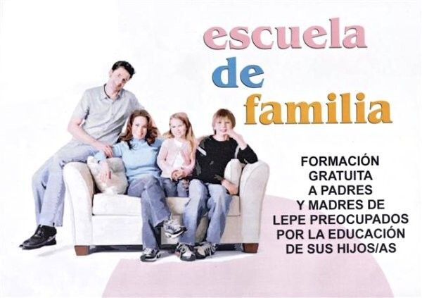 El Área de Bienestar Social pone en marcha la V Escuela de Familia para padres y madres de Lepe