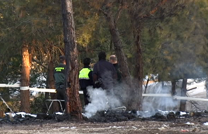 A disposición judicial el detenido por su presunta implicación en el incendio de la chabola de Palos