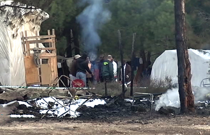 Prisión para el acusado del incendio de la chabola de Palos por doble homicidio y allanamiento