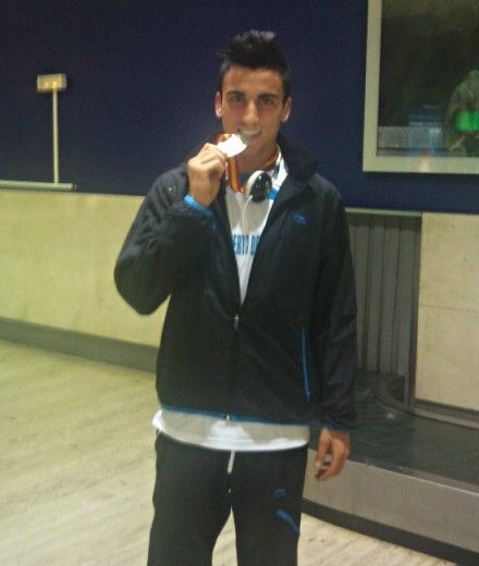 Carlos Martín, subcampeón de España junior de triple salto