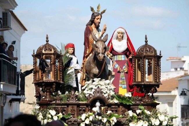 'La Borriquita' abre los actos procesionales de Semana Santa de Cartaya