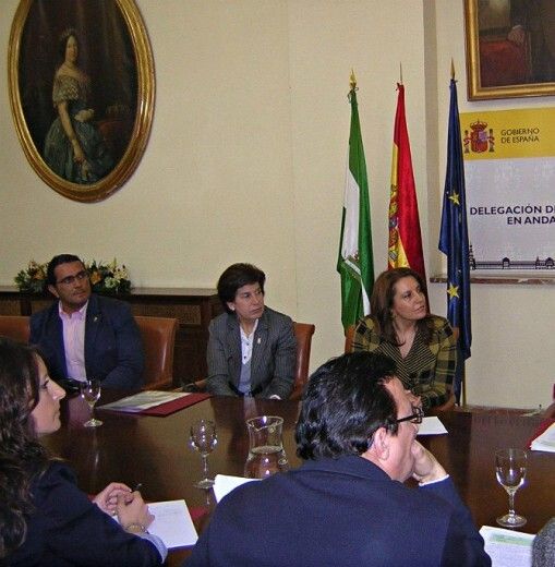 La delegada del Gobierno de Andalucía se reúne con la Federación de Entidades Locales Municipales