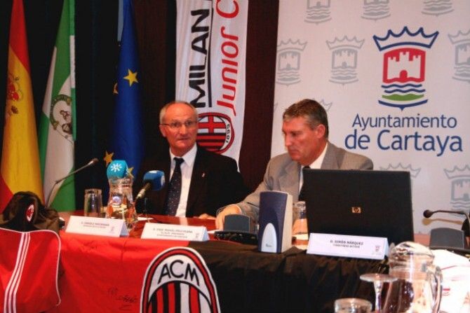 Cartaya acoge el primer campus de fútbol del AC Milan en Andalucía