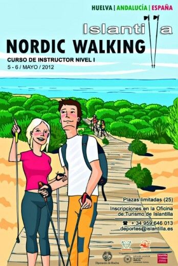 Islantilla se convierte en el primer destino Nordic Walking de la costa onubense
