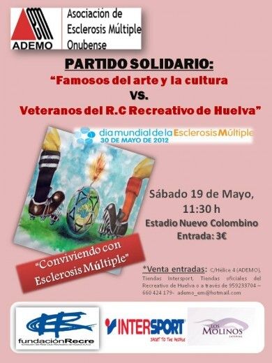 Partido solidario entre veteranos del Recre y artistas este próximo 19 de mayo