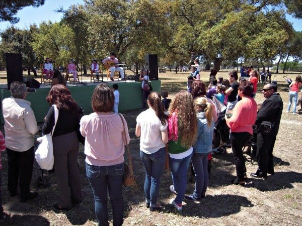 Fiesta de la Primavera en la aldea de El Rocío