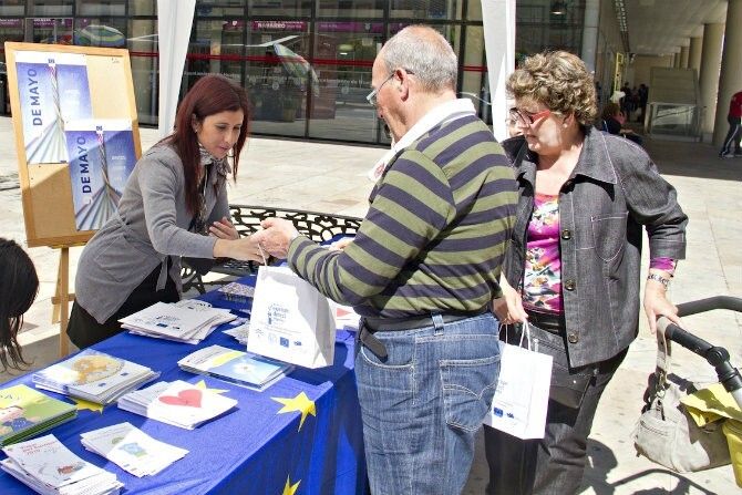 La Diputación celebra el Día de Europa bajo el lema 'Juntos somos más fuertes'