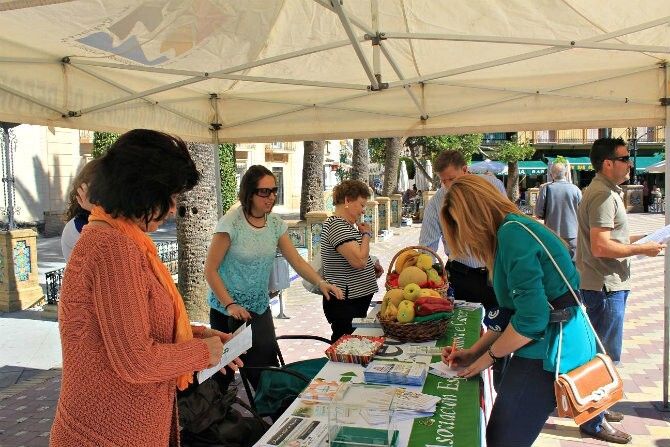 Los ayamontinos se conciencian sobre el cáncer de colon