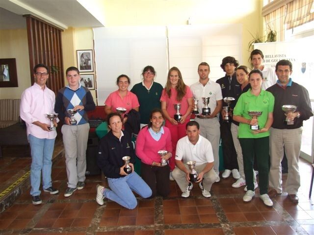 Leonardo Axel y Sara Navarro, Campeones de Huelva de Golf