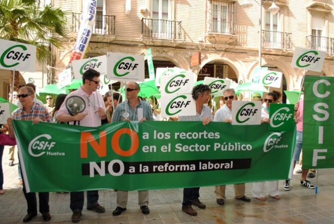 CSIF lleva a la calle su oposición a la reforma