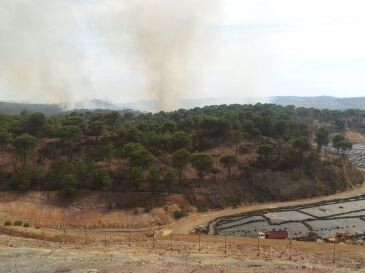 El Infoca no consigue controlar el incendio de Nerva después de más de 24 horas de trabajo
