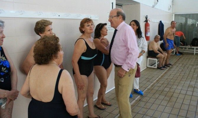 “Gran éxito” de la campaña municipal de natación-aguagym