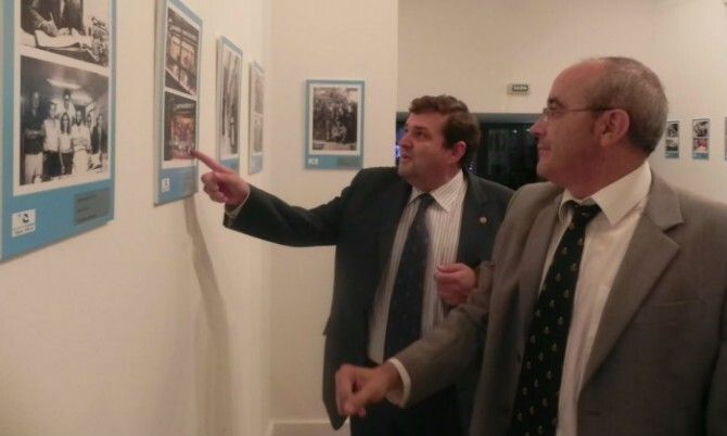 La Obra Social de Cajasol acoge una exposición sobre la historia de la Caja Provincial de Ahorros de Huelva