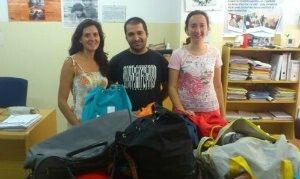 Tres onubenses, de voluntariado en Tánger