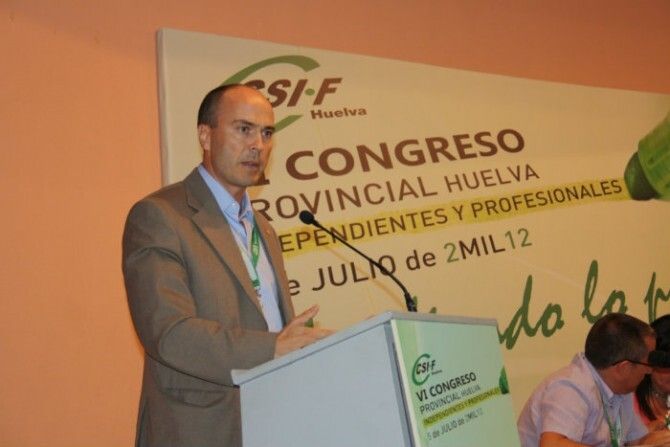 Rafael Gavilán, nuevo presidente de CSI-F en Huelva tras obtener el 87% de los votos